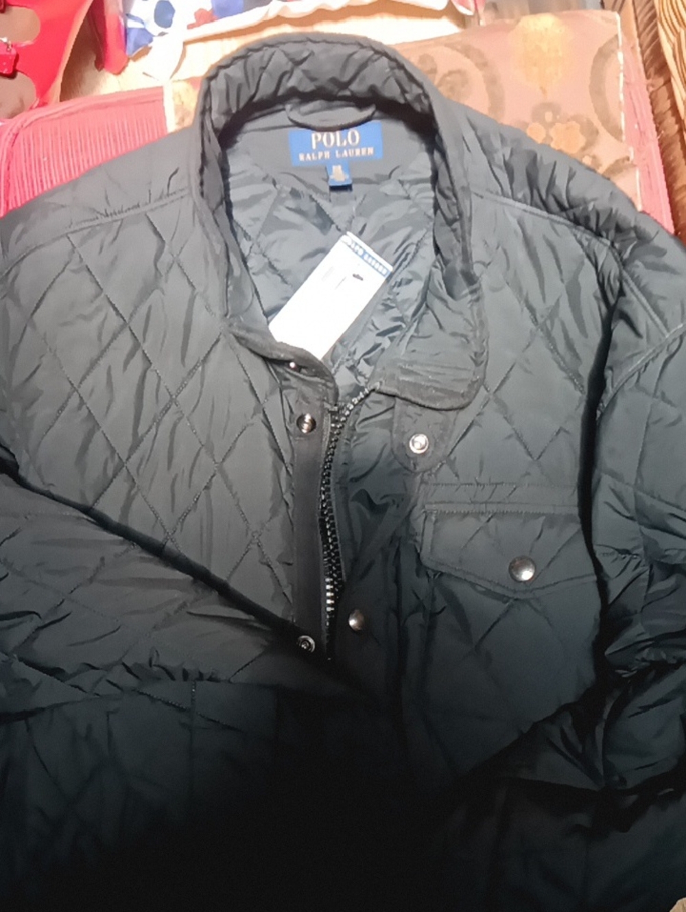 Polo by Ralph Lauren Men's Quilted Black Jacket
